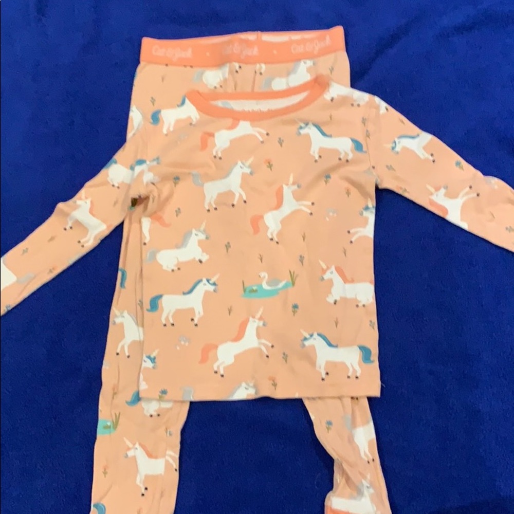 Cat & Jack long sleeve unicorn pajamas